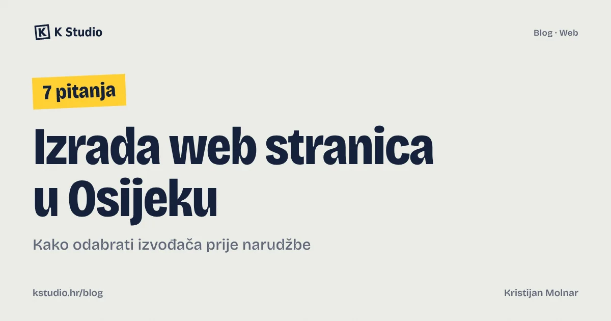 Izrada web stranica u Osijeku